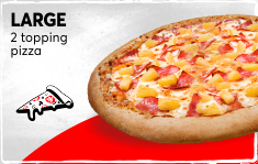 Large 2 Topping