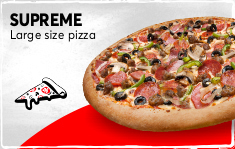 14.99 Large Pizza -  Unlimited Topping